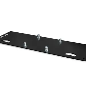 GUIL GUIL | TQN290-AF | 990 x 330 x 8 mm plaque de base en acier peint en noir pour poutrelle carrée tqn290 | système de couplage inclus