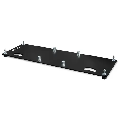 GUIL GUIL | TQN290-AF | 990 x 330 x 8 mm plaque de base en acier peint en noir pour poutrelle carrée tqn290 | système de couplage inclus