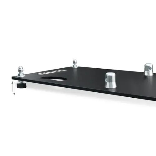 GUIL GUIL | TQN290-AF | 990 x 330 x 8 mm black-painted steel base plate for square truss tqn290 |  coupling system included