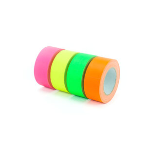 Ruban fluorescent | 50-25 | Largeur : 50mm | Longueur : 25m | disponible en 4 couleurs