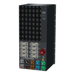 SRS Power* SRS Power | HYMAG Stroomverdeler 250A | 250A | 32A | Harting 16p | Schuko | LED A-meter | Noodstop | Main MCB | HRCBO SRS Power | HYMAG Stroomverdeler 250A | 250A | 32A | Harting 16p | Schuko | LED A-meter | Noodstop | Main MCB | HRCBO