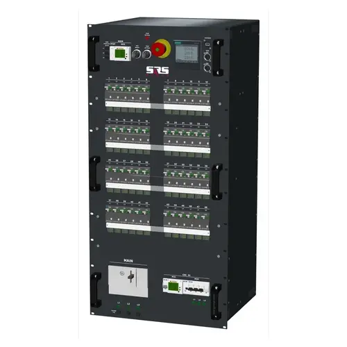SRS Power* SRS Power | HYMAG Power Distribution 250A | 250A | 32A | Harting 16p | Schuko | A-mètre LED | Arrêt d'urgence | MCB principal | HRCBO