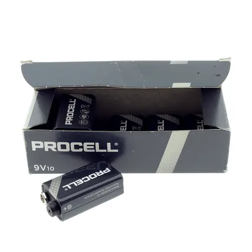 Duracell Procell-batterijen Duracell Procell | 8160 | 9V 6LR61 Piles alcalines en bloc | paquet de 10 pièces