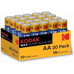Kodak Kodak | 30420809 | MAX Alkaline AA | Package of 20 units Kodak | 30420809 | MAX Alkaline AA | Package of 20 units