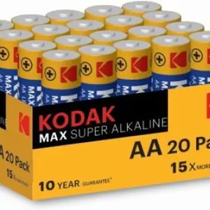 Kodak Kodak | 30420809 | MAX Alkaline AA | Paquet de 20 unités