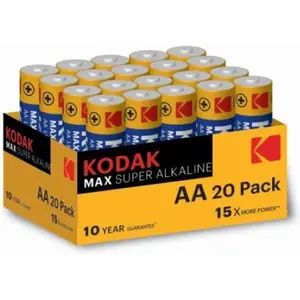 Kodak Kodak | 30420809 | MAX Alkaline AA | Package of 20 units