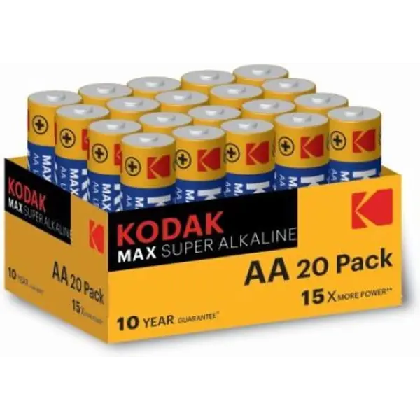 Kodak Kodak | 30420809 | MAX Alkaline AA | Paquet de 20 unités
