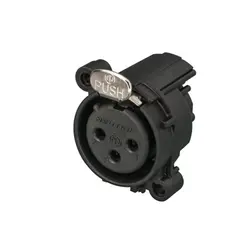 Neutrik Neutrik | NC3FAH | XLR chassis A 3 pin socket PCB-H Neutrik | NC3FAH | XLR chassis A 3 pin socket PCB-H