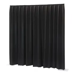 Wentex Wentex | P&D curtain MGS | 330(w) x (h) cm | 175 g/m2 | Kleur: Zwart | Geplooid Wentex | P&D curtain MGS | 330(w) x (h) cm | 175 g/m2 | Kleur: Zwart | Geplooid