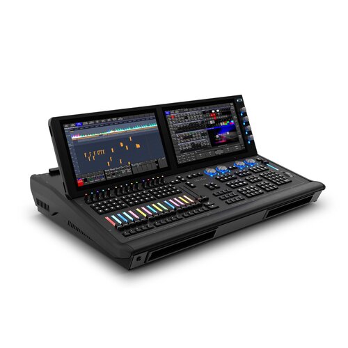 Chamsys ChamSys | CS100604 | Console d'éclairage MagicQ MQ500M Stage Console | 256 univers | 15 faders motorisés