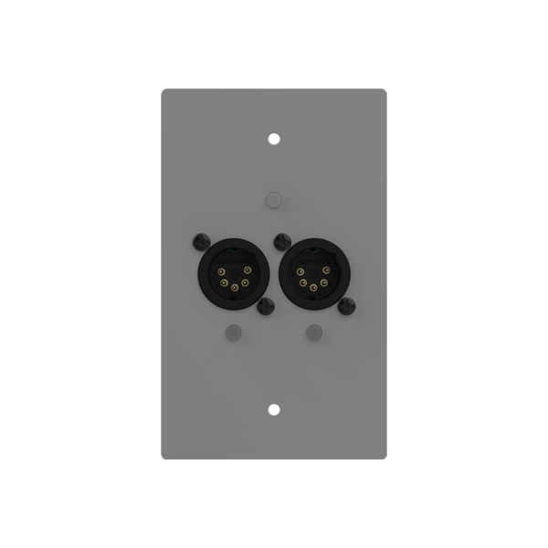 Chamsys ChamSys | CS300075 | Node Node GeNetix GW2I | 2 ports |  Wandmontage zwart | DMX In | Male