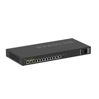Netgear | GSM4212PX | commutateur réseau AV 12 ports | 8x 1G PoE+ 240W | 2x 1G | 2x SFP+ ports fibre | Commutateur géré