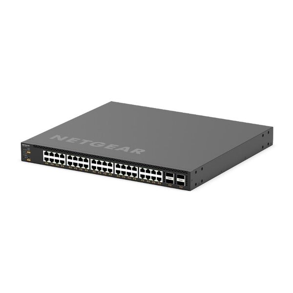 Netgear Netgear | XSM4344C | Commutateur réseau AV 44 ports | 40x 10G/PoE++ avec plusieurs ports Gigabit Ethernet (196W-1,676W) | 4x QSFP28 100G | Commutateur géré