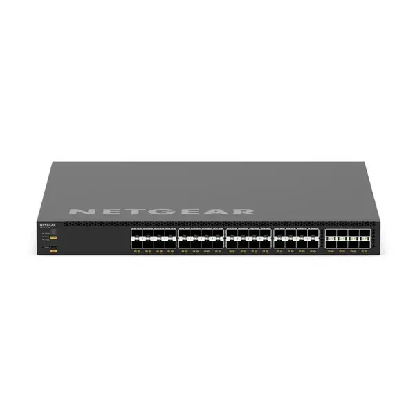 Netgear Netgear | XSM4340FV | 40-poorts AV-netwerk switch | 32x SFP+ glasvezel porten | 8x SFP28 25G | Managed Switch