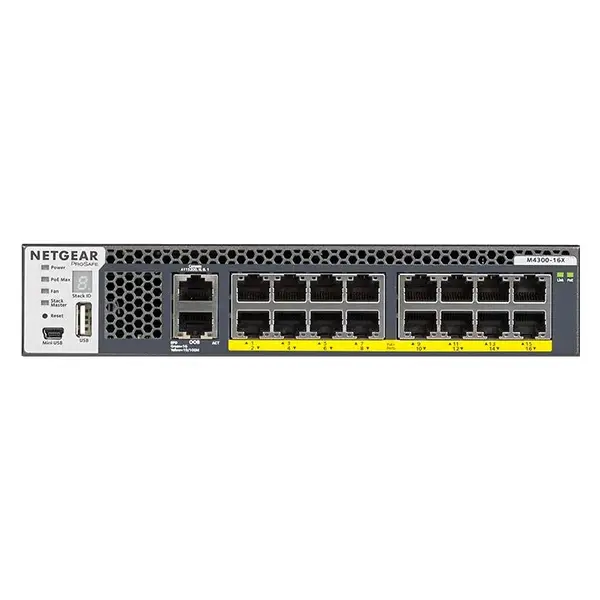 Netgear Netgear | XSM4316PB | 16-poorts AV-netwerk switch | 16x multiGigabit PoE+ (600W) | Managed Switch
