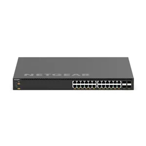 Netgear Netgear | XSM4328CV | 28-poorts AV-netwerk switch | 24x 10G/Multi-Gig PoE+ (576W-720W) | 4x SFP28 25G | Managed Switch