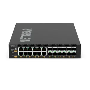 Netgear Netgear | XSM4324 | 24-poorts AV-netwerk switch | 12x 10G/Multi-Gig | 12x SFP+ glasvezel porten | Managed Switch