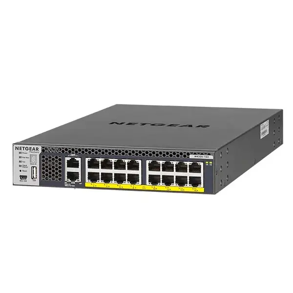 Netgear Netgear | XSM4316PA | 16-port AV network switch | 16x multiGigabit PoE+ (299W) | Managed Switch