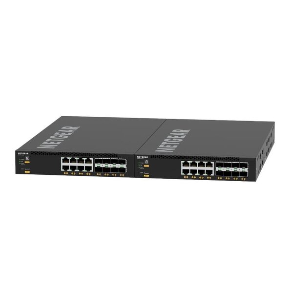 Netgear Netgear | XSM4316 | 16-port AV network switch | 8x 10G/Multi-Gig | 8x SFP+ fibre ports | Managed Switch