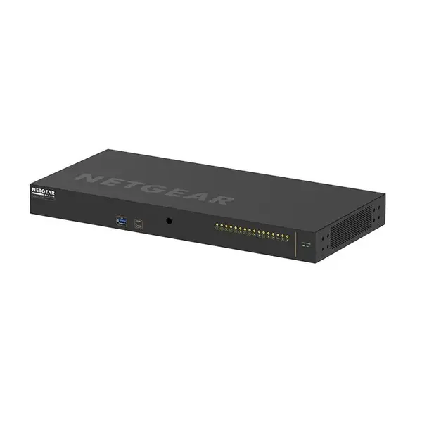 Netgear Netgear | XSM4216F | 16-port AV network switch | 16x 1G/10G fibre SFP+ fibre ports | Managed Switch