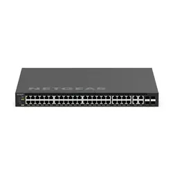 Netgear Netgear | MSM4352 | 52-poorts AV-netwerk switch | 44x 2.5G | 4x 10G/Multi-Gig PoE++ (basis 194W, tot 3,314W) | 4x SFP28 25G | Managed Switch Netgear | MSM4352 | 52-poorts AV-netwerk switch | 44x 2.5G | 4x 10G/Multi-Gig PoE++ (basis 194W, tot 3,314W) | 4x SFP28 25G | Managed Switch