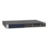 Netgear Netgear | GSM4328S | Commutateur réseau AV 28 ports | 24x 1G | 2x 10G | 2x SFP+ ports fibre | Commutateur géré