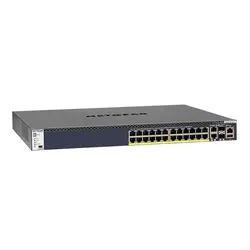 Netgear Netgear | GSM4328PA | Commutateur réseau AV 28 ports | 24x 1G PoE+ 480W | 2x 10G | 2x SFP+ ports fibre | Commutateur géré Netgear | GSM4328PA | Commutateur réseau AV 28 ports | 24x 1G PoE+ 480W | 2x 10G | 2x SFP+ ports fibre | Commutateur géré