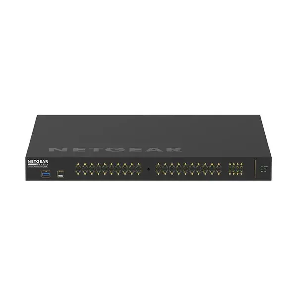 Netgear Netgear | GSM4248PX | 48-poorts AV-netwerk switch | 40x 1G PoE+ 960W | 8x SFP+ glasvezel porten | Managed Switch