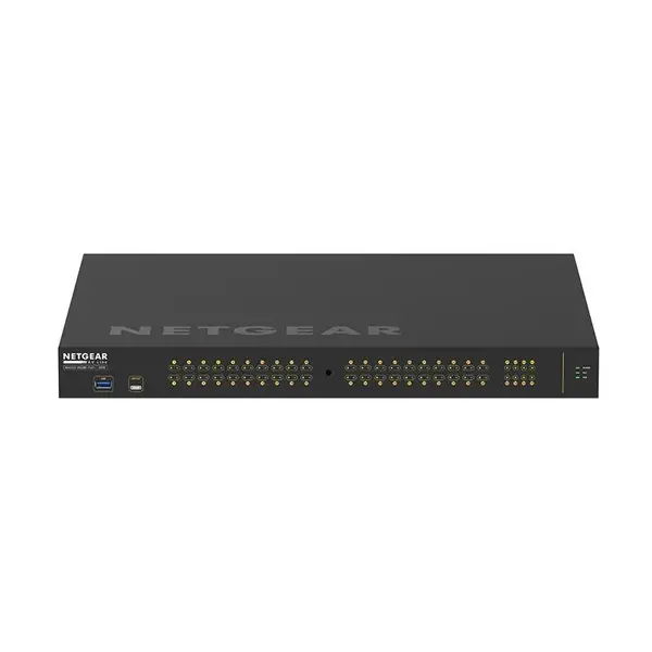 Netgear Netgear | GSM4248P | 48-poorts AV-netwerk switch | 40x 1G PoE+ 480W | 8x SFP glasvezel porten | Managed Switch