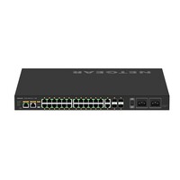 Netgear Netgear | GSM4230UP | 30-port AV network switch | 24x 1G PoE++ 1,440W | 2x 1G | 4x SFP fibre ports | Managed Switch