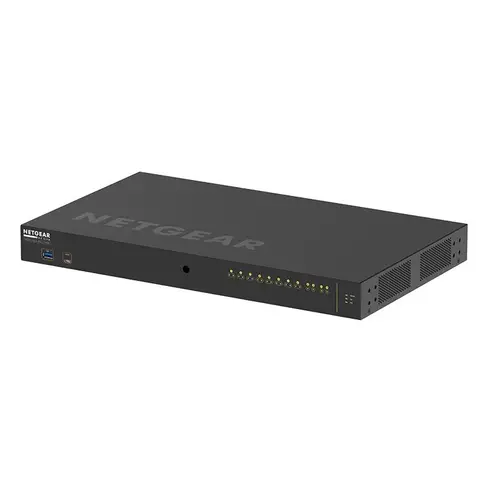 Netgear Netgear | GSM4212UX | 12-port AV network switch | 8x 1G Ultra90 PoE++ 802.3bt 720W | 2x 1G | 2x SFP+ fibre ports | Managed Switch