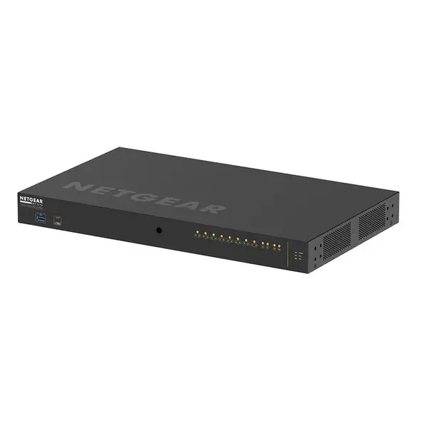 Netgear Netgear | GSM4212UX | 12-port AV network switch | 8x 1G Ultra90 PoE++ 802.3bt 720W | 2x 1G | 2x SFP+ fibre ports | Managed Switch