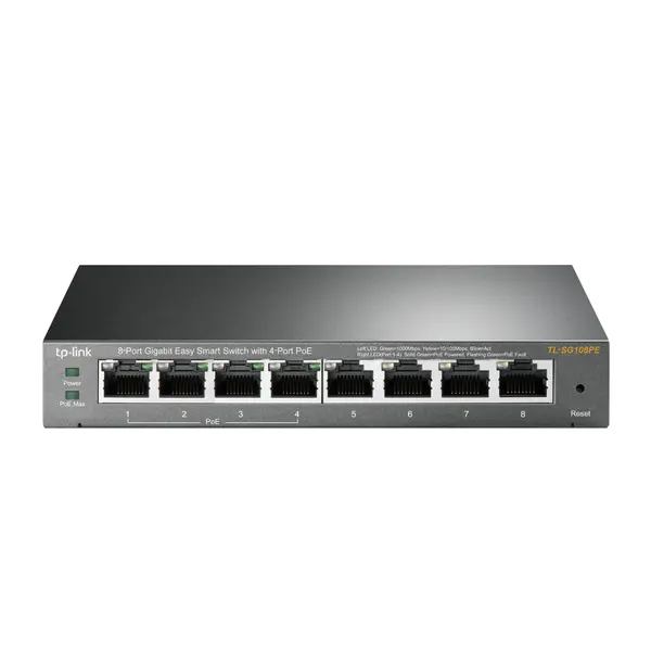 TP-Link TP-Link | 8-port SG108PE unmanaged PoE smart switch