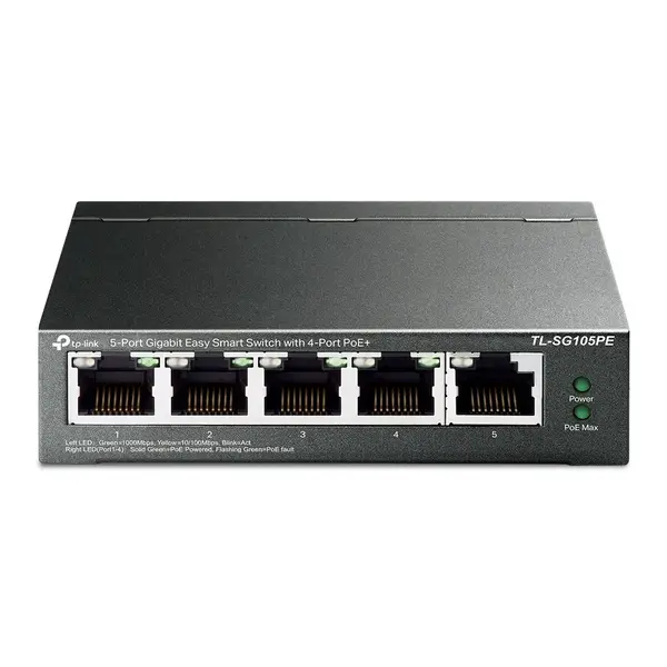 TP-Link TP-Link | 5-port SG105PE unmanaged PoE smart switch