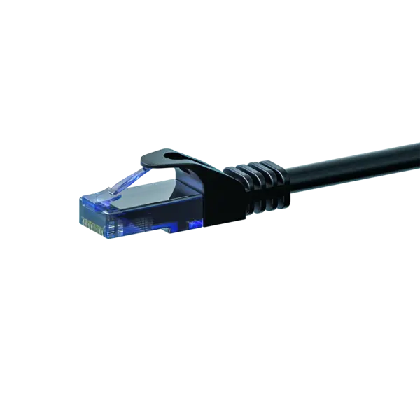 DSIT | UTP CAT6a patch cable | Colour: Black | 100% copper
