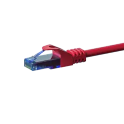 DSIT | UTP CAT6a patch cable | Colour: Red | 100% copper DSIT | UTP CAT6a patch cable | Colour: Red | 100% copper
