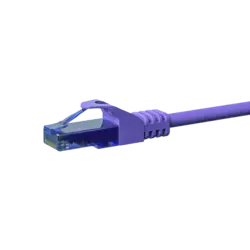 DSIT | Câble de raccordement UTP CAT6a | Couleur : violet | 100% cuivre DSIT | Câble de raccordement UTP CAT6a | Couleur : violet | 100% cuivre