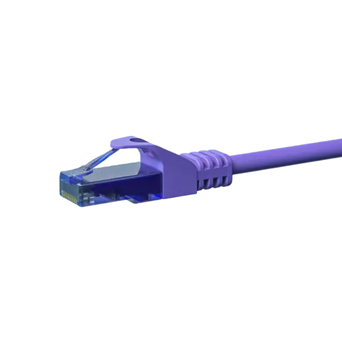 DSIT | Câble de raccordement UTP CAT6a | Couleur : violet | 100% cuivre