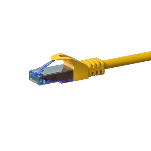 DSIT | UTP CAT6a patch cable | Couleur : Jaune | 100% cuivre