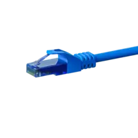 DSIT | Câble de raccordement UTP CAT6a | Couleur : Bleu | 100% cuivre