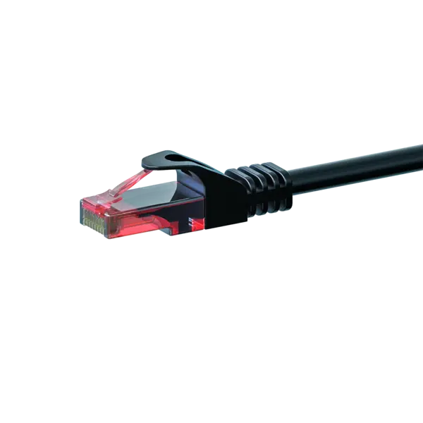 DSIT | UTP CAT6 patch cable | Colour: Black | 100% copper