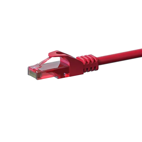 DSIT | UTP CAT6 patch cable | Colour: Red | 100% copper