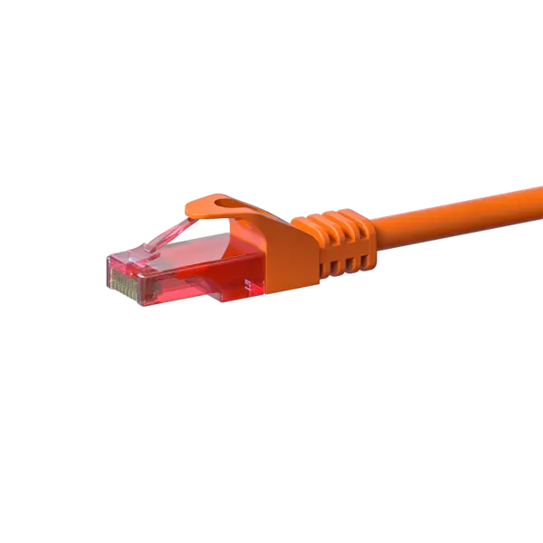 DSIT | UTP CAT6 patch cable | Couleur : Orange | 100% cuivre