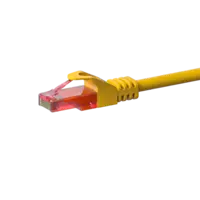 DSIT | UTP CAT6 patch cable | Couleur : Jaune | 100% cuivre