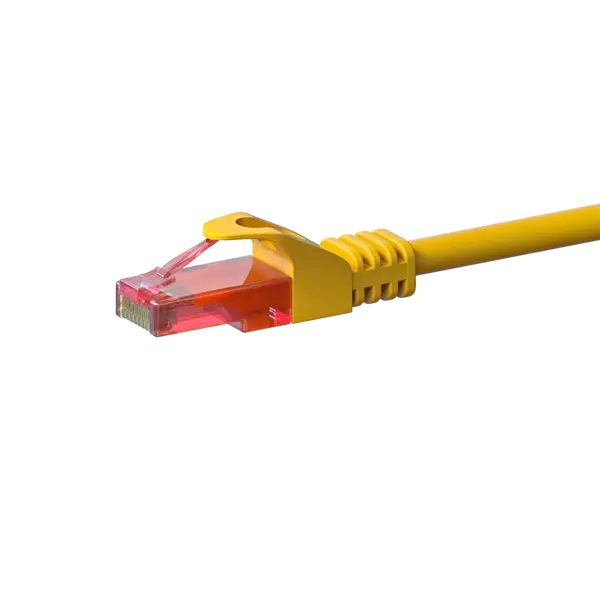 DSIT | UTP CAT6 patch cable | Colour: Yellow | 100% copper