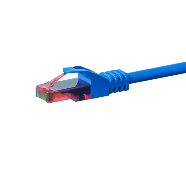 DSIT | UTP CAT6 patch cable | Couleur : Bleu | 100% cuivre