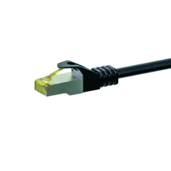 DSIT | Cat7 S/FTP (PIMF) patch cable | Colour: Black DSIT | Cat7 S/FTP (PIMF) patch cable | Colour: Black