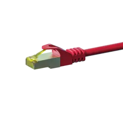DSIT | Cat7 S/FTP (PIMF) patch cable | Colour: Red DSIT | Cat7 S/FTP (PIMF) patch cable | Colour: Red