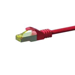 DSIT | Cat7 S/FTP (PIMF) patch cable | Colour: Red DSIT | Cat7 S/FTP (PIMF) patch cable | Colour: Red