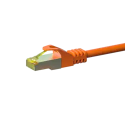 DSIT | Cat7 S/FTP (PIMF) patch cable | Colour: Orange DSIT | Cat7 S/FTP (PIMF) patch cable | Colour: Orange